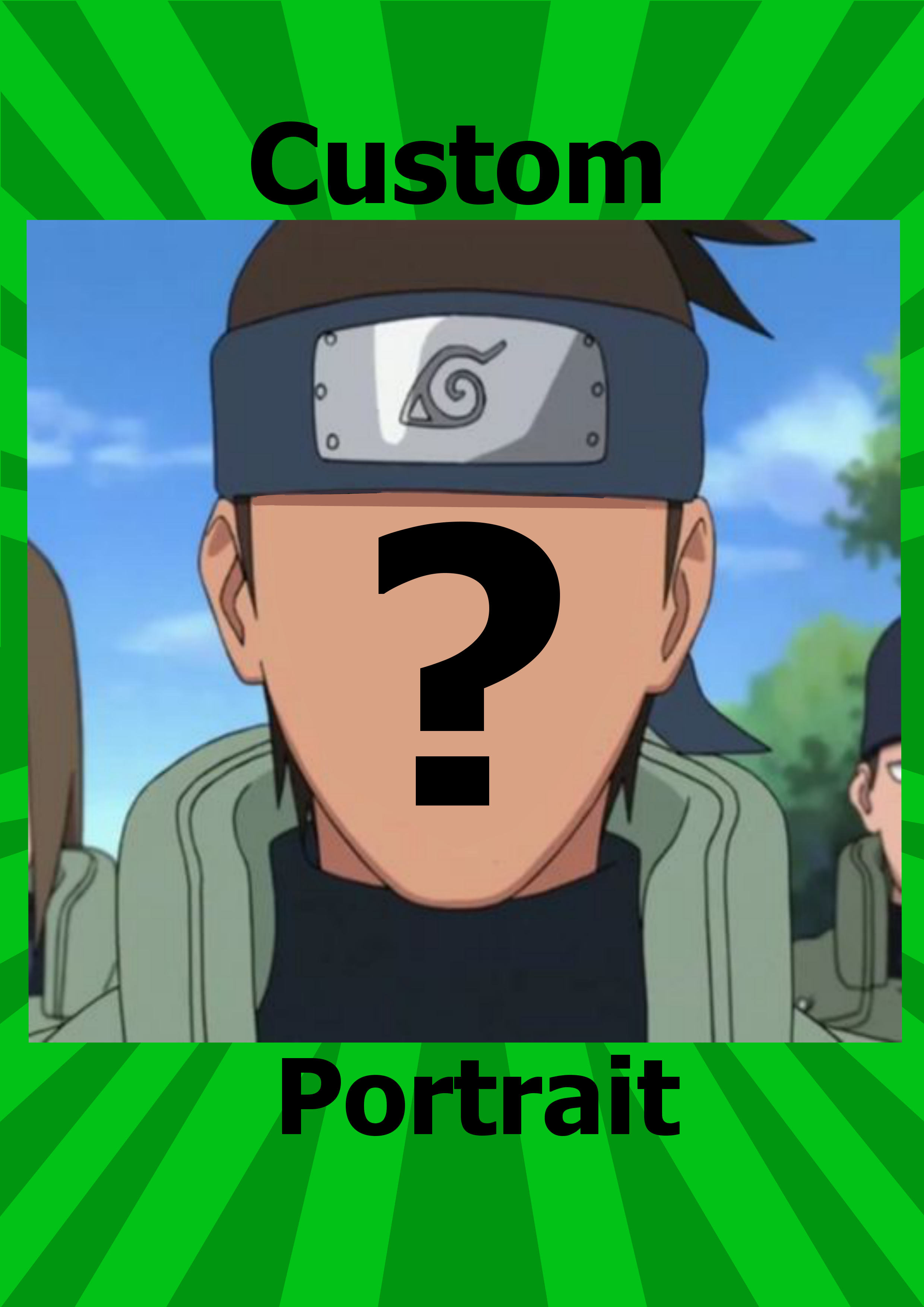 Get Your Custom Naruto Ninja Portrait Draw Me Manga - roblox ninja naruto