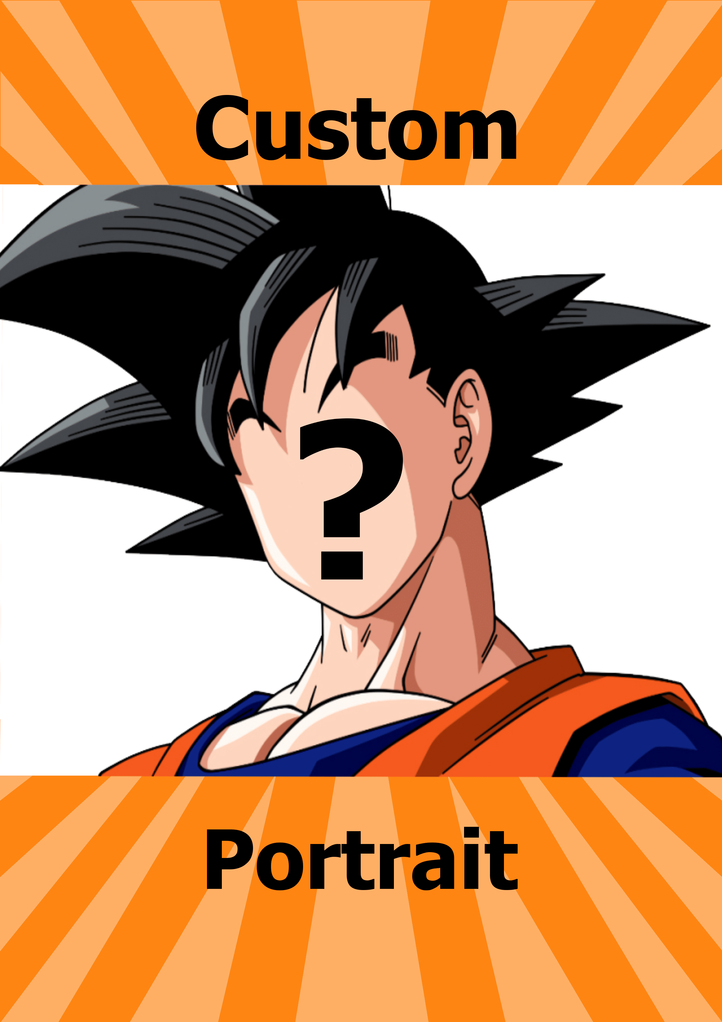 Get your own Dragon Ball Z Portrait Draw Me Manga