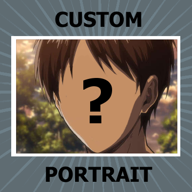 attack on titan custom portrait
